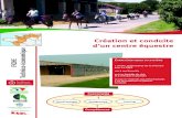 Création et conduite d’un centre équestrechevaux-normandie.com/wp-content/uploads/2016/08/Fiche-9-Créati… · Création et conduite d’un centre équestre R ÉF r en c e s
