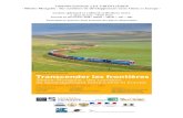 TRANSCENDER LES FRONTIÈRES Sibérie-Mongolie : des ... · TRANSCENDER LES FRONTIÈRES - Sibérie-Mongolie : des corridors de développement entre Chine et Europe - Centre spirituel