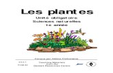 Les plantes: unite obligatoire Sciences naturelles : 1e annee · Les Plantes Les plantes nous donnent: Les Parties Les Feuilles Les Aliments Les Vetements Le Caoutchouc Une plante