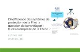L’inefficience des systèmes de protection de la PI et la question de contrefaçon … · 2017-07-10 · OCDE : la contrefaçon est « toute faiation d’un poduit ui imite l’appaene
