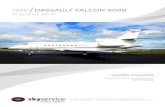1988 DASSAULT FALCON 900B - skyservice.com · 1988 dassault falcon 900b n° de sÉrie 900˜57 ventes d’avions skyservice aviation d’affaires inc. 1 877 759-7598 gestion d’avions