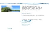 Kaz - Caractérisation de la bande riveraine et de la qualité de l’eau … · 2016-12-22 · Caractérisation de la bande riveraine et de la qualité de l’eau des lacs Danford,