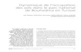 Dynamique de l’occupation des sols dans le parc national ... · par Wahbi JAOUADI, Kaouther MECHERGUI, Ghazi GADER et Mohamed Larbi KHOUJA Introduction Le milieu aride de la Tunisie