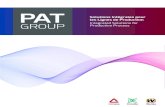 BROCHURE FOOD - PATGROUP - FRA ING · 2019-02-12 · equipment for the Pharmaceutical, Food and Cosmetics industry, the Group started a path of evolution over the years. At the beginning