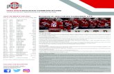 Notre Dame Athletics · 2018-03-16 · Ohio State Men's Hockey 2016-17 Ohio State Individual Game-by-Game (as of Mar 20, 2017) All games # 3 Sasha Larocque Date Opponent Score G A