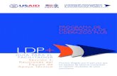 LDP+ - Management Sciences for Health€¦ · Políticas públicas ... PASO 1. Revisión de los pasos del modelo del reto (5 minutos) SEÑALE los pasos en el rotafolio con el modelo