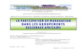 FACULTE DE DROIT, D’ECONOMIE, DE GESTION ET DE …biblio.univ-antananarivo.mg/pdfs/randriamanantenaManalinirina_ECO… · La participation de Madagascar dans les groupements régionaux