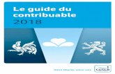 Le guide du contribuable 2018 - CGSLB · La présente édition vise l’année de revenus 2017, exercice d’imposition 2018. Suite à la sixième réforme de l’État, certaines