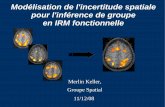 Modélisation de l'incertitude spatiale pour l'inférence de groupe en … · 2018-03-21 · Keller et al. (2008) A mixed-effect statistic for two-sample group analysis in fMRI. ISBI'08