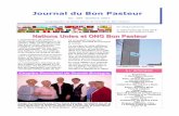 Journal du Bon Pasteur · 2011-02-26 · de sexe masculin. Quelle ne fut pas d’ailleurs notre surprise en décou-vrant que les Sœurs du Bon Pasteur n’avaient encore jamais, dans