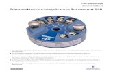 Transmetteur de température Rosemount 148©cifica… · référence 00148-1601-0001. Tableau 2. Accessoires du transmetteur Rosemount 148 Kit de vis de mise à la masse externe 00644-4431-0001