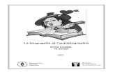 La biographie et l’autobiographie · Pont vers le futur. 1A – ISBN 2-7601-3923-9 Pont vers le futur. 1B – ISBN 2-7601-3968-9 Unité modèle : Français en immersion, 7e année