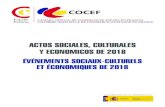 España Francia - COCEFcocef.com/pdf/Eventos-2018.pdf · España Francia Cámara Oficial de Comercio de España en Francia Chambre Officielle de Commerce d’Espagne en France, rue