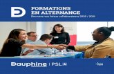 LA TAXE D’APPRENTISSAGE 2020 - Paris Dauphine University · — Stimuler l’innovation pédagogique dans les parcours de formation — Favoriser l’enseignement pluridisciplinaire