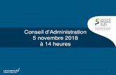 Conseil d’Administration 5 novembre 2018 à 14 heureshebergement.u-psud.fr/fsu-psud/CA-PSud_files/Diaporama_CA... · 2019-11-17 · Conseil d'Administration du 5 novembre 2018.