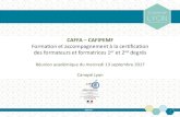 CAFFA CAFIPEMF Formation et accompagnement à la …cache.media.education.gouv.fr/file/DAFOP/52/2/Diaporama... · 2017-09-14 · o en distinguant les activités de formation (formation