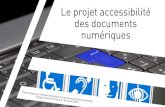 Le projet Accessibilité - UPJV · Une analyse des besoins issus du projet CAPA en co-conception avec des spécialistes de l’accessibilit é (collaboration Unisciel) Étape 2 Un