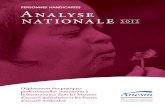 PERSONNES HANDICAPÉES Analyse nationale 2012 · L’évaluation des besoins 16 L’élaboration du projet personnalisé La formalisation et l’élaboration pluridisciplinaire du