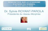 Dr. Sylvie ROYANT-PAROLA - SYNALAMMédias sociaux Communauté de patients Etat clinique, tolérance rtes e ... -Questions-réponses sur les interrogations courantes ... technicien