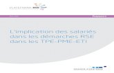 L’implication des salariés dans les démarches RSE dans les ...temis.documentation.developpement-durable.gouv.fr/... · Rapport du sous-groupe de travail au sein du groupe de travail