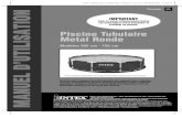 A Piscine Tubulaire S Metal Ronde I L Modèles 305 cm - 732 cm I … Frans... · 2018-06-21 · 87A CONSERVEZ CES INSTRUCTIONS Page 3 (87IO) ROUND METAL FRAME POOL FRENCH 7.5” X