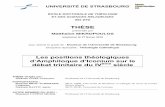 ED 270 - publication-theses.unistra.fr · ED 270 THÈSE présentée par Matthaios MIKROPOULOS soutenue le 27 février 2016 pour obtenir le grade de : Docteur de l’Université de