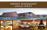 MENU BANQUET 2016-2017 - Tourisme Wendaketourismewendake.ca/fileadmin/user_upload/Banquet... · MENUS BANQUET (SUITE) ENTRÉES (1 choix) Charcuterie de sanglier aux abricots, confit