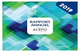ACEPO 302950 Annual Report 2019 FRE€¦ · Un choix de carrières varié Une des priorités du ministère de l’Éducation de l’Ontario est de sensibiliser les élèves et leurs