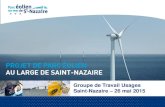 Groupe de Travail Usages Saint-Nazaire 26 mai 2015 · transport de personnel Island Panther avec une fondation (non illuminée) > 2/3 des évènements lors de la construction . 4