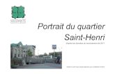 Portrait du quartier Saint-Henri · 2015-09-28 · Version 1.1 25 Juin 2014 5 Logement St-Henri est encore majoritairement un quartier de locataires (74%), une proportion plus élevée