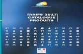 TARIFS 2017 CATALOGUE *2016 1 Conditions de ventes Tous nos prix sont hors taxes, franco de port et