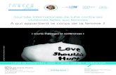Journée internationale de lutte contre les violences faites aux … · 2019. 11. 19. · Amores que matan Court-métrage de Icíar Bollaín, 2000, Espagne, 20 minutes, vostf Dans