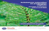 Substances naturelles en production végétaleitab.asso.fr/downloads/com-intrants/2019-jtintrants... · 2019. 5. 10. · Journées Techniques substances naturelles en production végétale