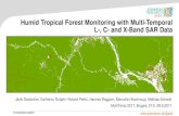 Humid Tropical Forest Monitoring with Multi-Temporal L-, C ... · SAR image data and training/reference data-data from 4 SAR sensors: -training/reference data for 2015/2016: Sentinel-2