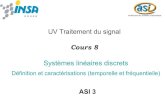 UV Traitement du signal - Plateforme e-learning Moodle de ... UV Traitement du signal Cours 8 Systأ¨mes