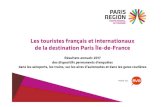 Les touristes français et internationaux de la …...Les touristes français et internationaux de la destination Paris Île-de-France Résultats annuels 2017 des dispositifs permanents