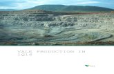 VALE PRODUCTION IN 1Q16 · 2016. 4. 23. · Production at the Vargem Grande mining hub was 7.3 Mt in 1Q16, 13.7% lower than in 4Q15 due to stronger rainfall but 24.4% higher than