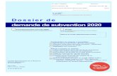 Dossier de demande de subvention 2020 - La Mayenne€¦ · Cette fiche doit obligatoirement être remplie pour toutes demandes (initiale, renouvellement, ou projet) et quel que soit