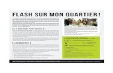 FLASH SUR MON QUARTIER! - Université du Québec à Montréal · FLASH SUR MON QUARTIER ! est une recherche participative qui vise à mieux comprendre comment le bien-être est influencé