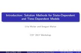 Introduction: Solution Methods for State-Dependent and ...maliars/Files/CEF-Workshop-Maliars-Slide… · 3. Lilia Maliar, Serguei Maliar, John B. Taylor and Inna Tsener (2017). "Extended