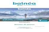 BALNEA DP 2015 - Laurence de Boeriorp.deboerio.net/balneamars2015.pdf2015, Balnéa complète son offre avec l'arrivée des Bains Incas, un espace détente extérieur pour les familles.