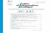 N° 147 - Education.gouv.fr · 2016. 9. 15. · tion de sujets d’examen par un éditeur privé. Lettre DAJ A3 n° 2010-0142 du 25 mai 2010 • Protection fonctionnelle – Professeur