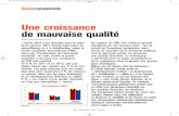Une croissance de mauvaise qualité - AFC · 2012. 11. 12. · financesplacements 70 - Le Commerce du Levant - Juin 2011 Une croissance de mauvaise qualité L’année 2010 s’est