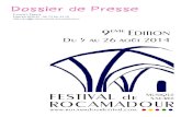 Dossier de Presse première pageorgues-nouvelles.fr/ON25/Infos/Rocamadour.pdf · Rocamadour ! Pour sa 9e édition en 2014, le festival de Rocamadour fait peau neuve et prend de l’ampleur