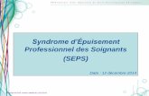 Professionnel des Soignants (SEPS) · II - Comment le reconnaître et quels sont les outils de dépistage ? (5/5) Les échelles de dépistage du SEPS (2/2) Lourel, M.,Guéguen, N.