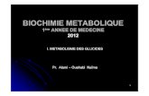 11ère ANNEE DE MEDECINE 2012...Biosynthèse des Corps Cétoniques. Biosynthèse des Acides Gras, des Triglycérides et des Phospholipides. Métabolisme des particules ApoMétabolisme