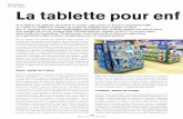 MM197:MAQUETTE DER 17/10/13 10:48 Page14 La tablette pour …multimedialaune.com/wp-content/uploads/2013/12/Dossier-MM197-… · Lexibook Tablet en France soit 30 % du total des ventes