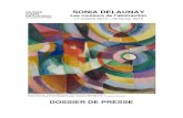 SONIA DELAUNAY - Musée d'Art Moderne de Paris...Sonia Delaunay l’expérimente sur les supports les plus variés (tableaux, projets d’affiches, vêtements, reliures, objets domestiques)