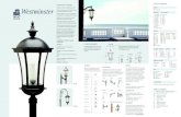 Westminster - Snoc Inc.snocinc.com/pdf/commercial/catalogue/Westminster_fr.pdf · Westminster Un luminaire, un monde de possibilités. La collection Westminster redéfinit le luminaire