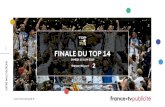 Le samedi 15 juin 2019 - France•TV Publicité...1 -21% des français placent le rugby comme le sport qu’ils préfèrent - Etude BVA « les français et le sport » –juillet 2017
